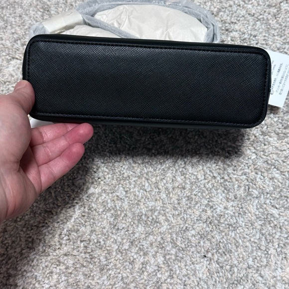 NWT Kate Spade Holiday Black Glitter Tinsel Small Dome Crossbody in - Picture 9 of 9